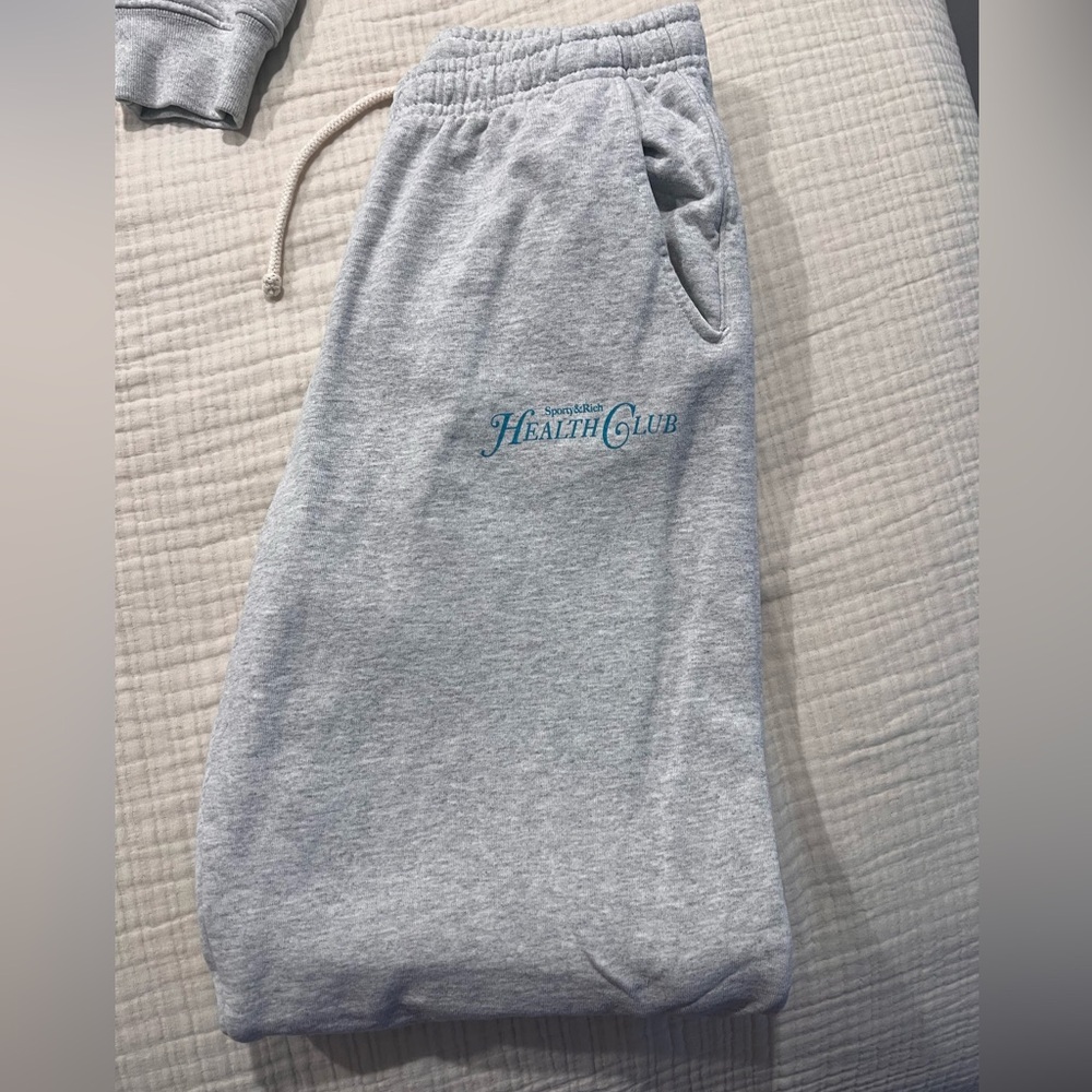Sporty & Rich Light Gray Sweatpants